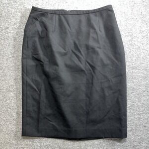 Women's Calvin Klein Black Pencil Skirt Size 2 Lined NWT